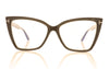 Tom Ford TF5844 001 Black Glasses - Front