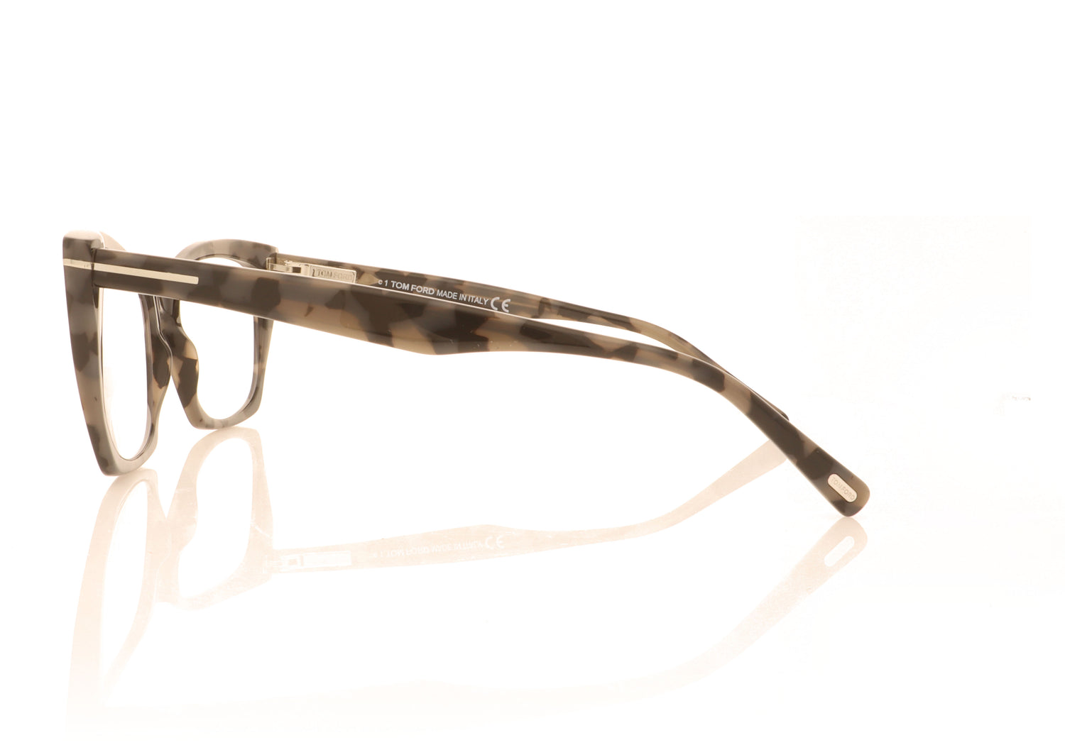 Tom Ford FT5709-B/V TF5709 56 Grey Tortoise Glasses – The Eye Place