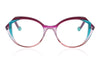 Face à Face Kaledo 1/4595 Purple Glasses - Front