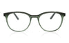 ProDesign Horisont 3/9535 Black and Green Glasses - Front