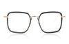 John Dalia Whitney C134 Black Glasses - Front