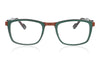 Face à Face Scott 5/9135 5/9135 Green Glasses - Front