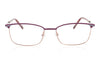 Etnia Barcelona Larimar CUBX Rose Gold and Purple Mixture Glasses - Front