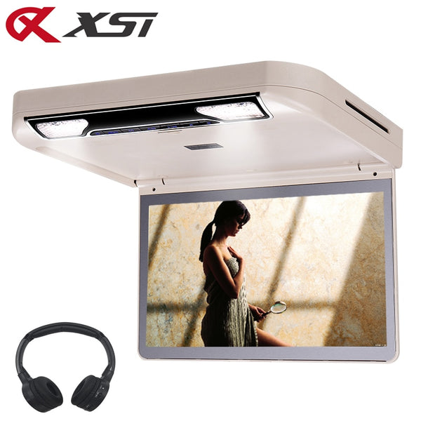 Dvd Player 13 3 Inch Car Ceiling Roof Mount Flip Down Video Hd Tft