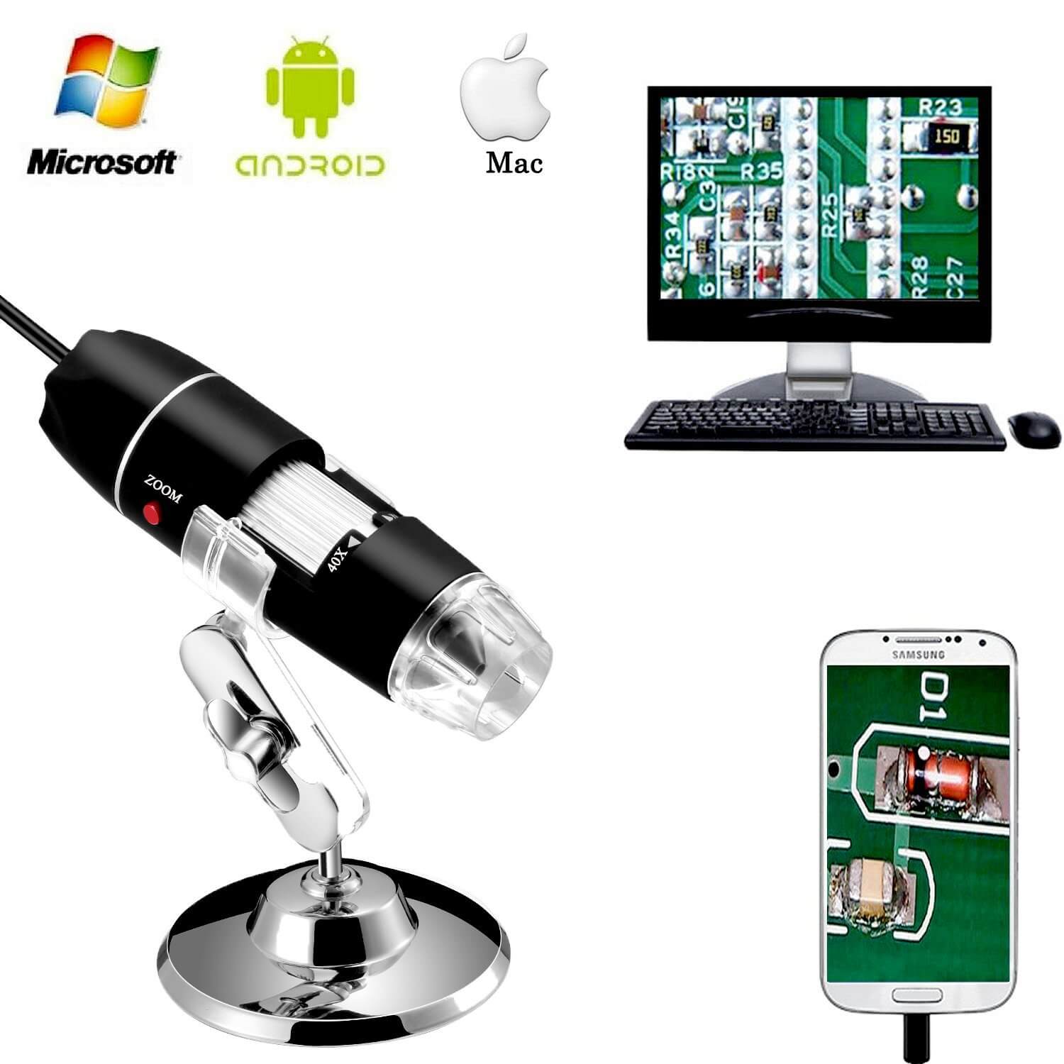 cooling tech usb microscope measurement