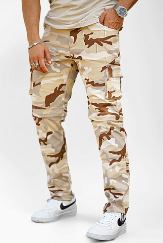 Pantalón cargo de camuflaje para hombre