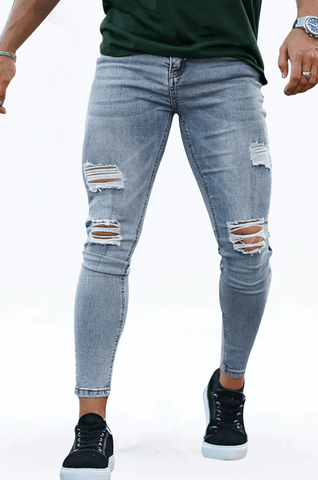 Men’s Skinny Ripped Jeans