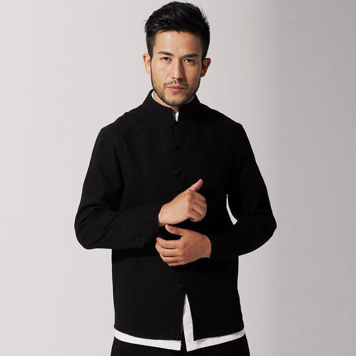 Mandarin Collar Signature Cotton Retro Kung Fu Jacket – IDREAMMART