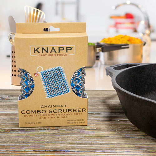 Knapp Made Chainmail Scrubber with Silicone Core