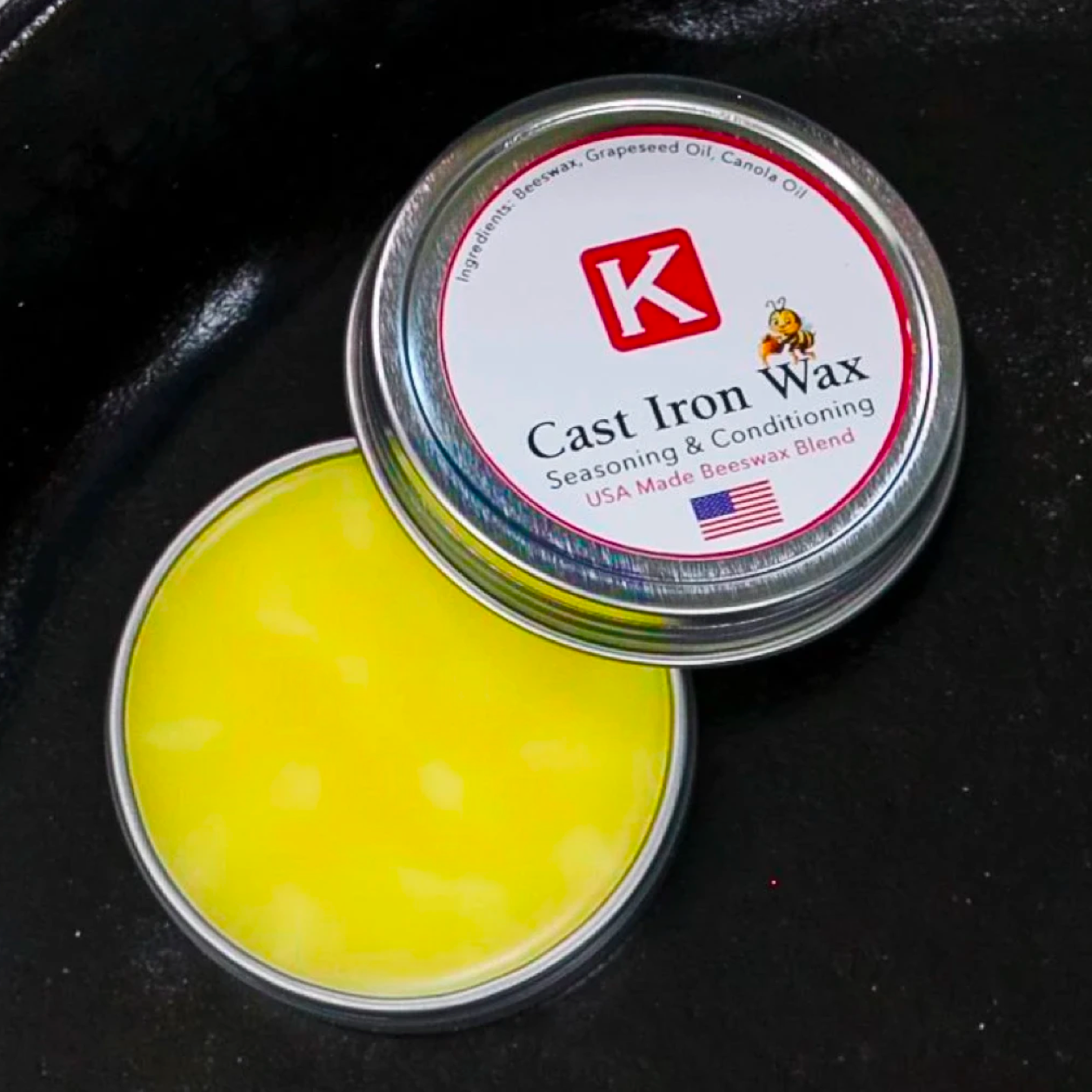 Knapp Made Seasoning Conditioner Natural Oils Restore Cast Iron Kitchen  Cleaner 
