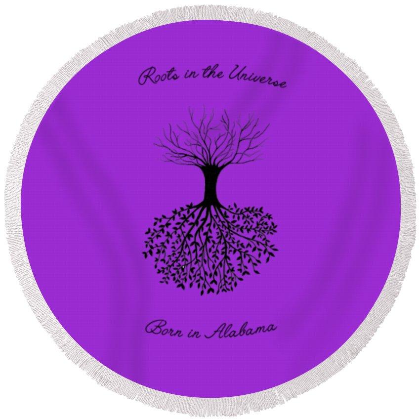 Download Born In Round Beach Towel 60 Diameter Personalize With Your Own State Roots In The Universe Accessories
