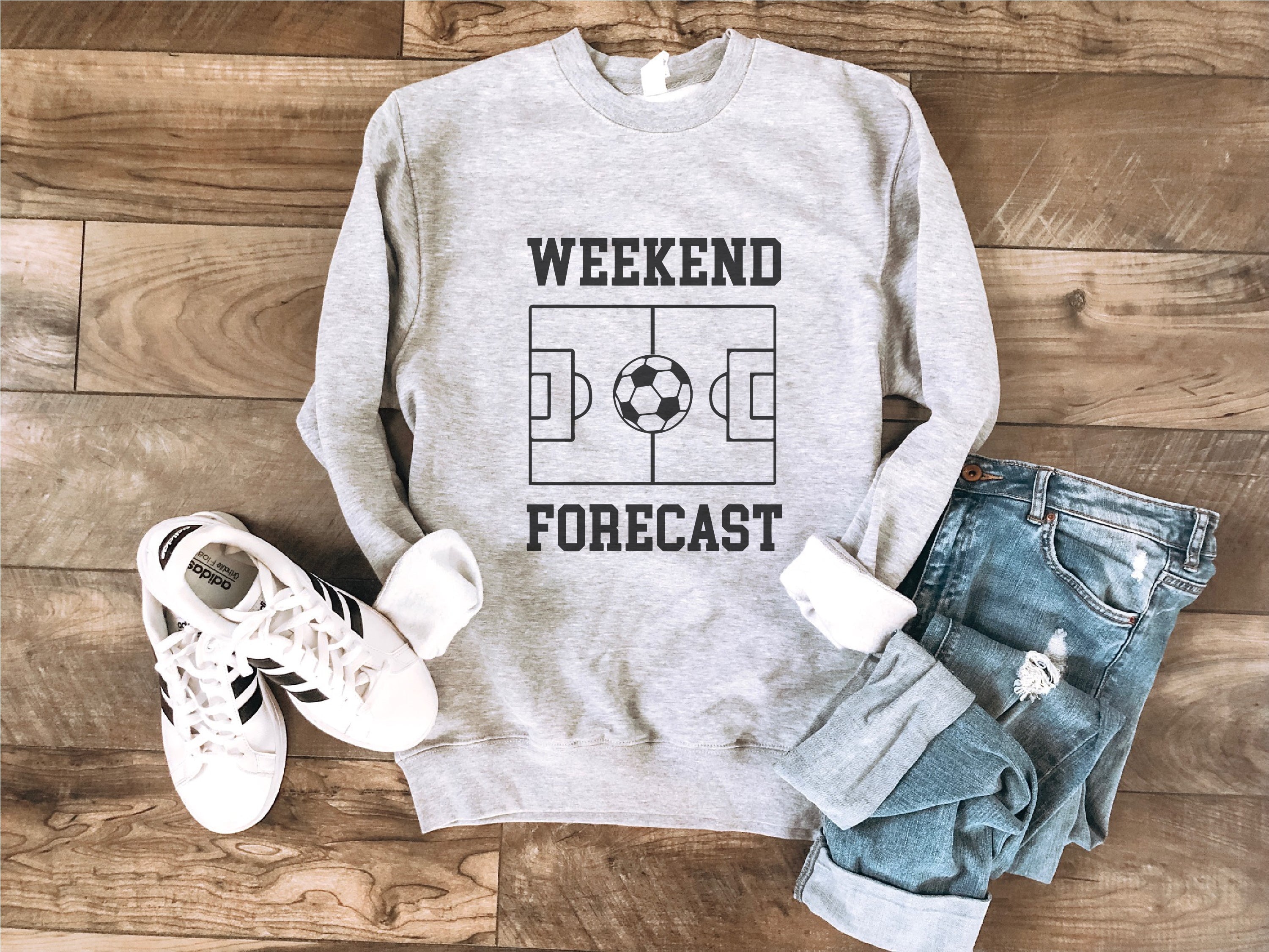 Weekend forecast soccer sweatshirt - Costa Threads