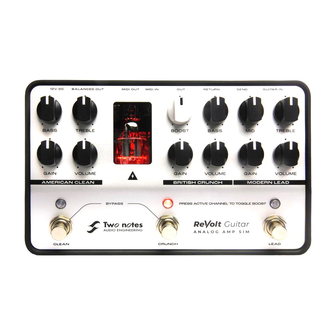 Two Notes ReVolt Guitar Analog 3 Channel Preamp | guitar pedals