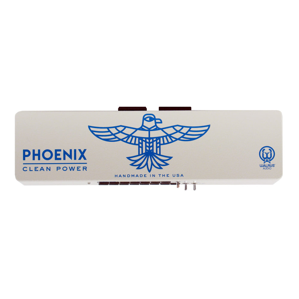 Walrus Audio Phoenix 15 Output Power Supply, White and Blue (Gear Hero Exclusive)