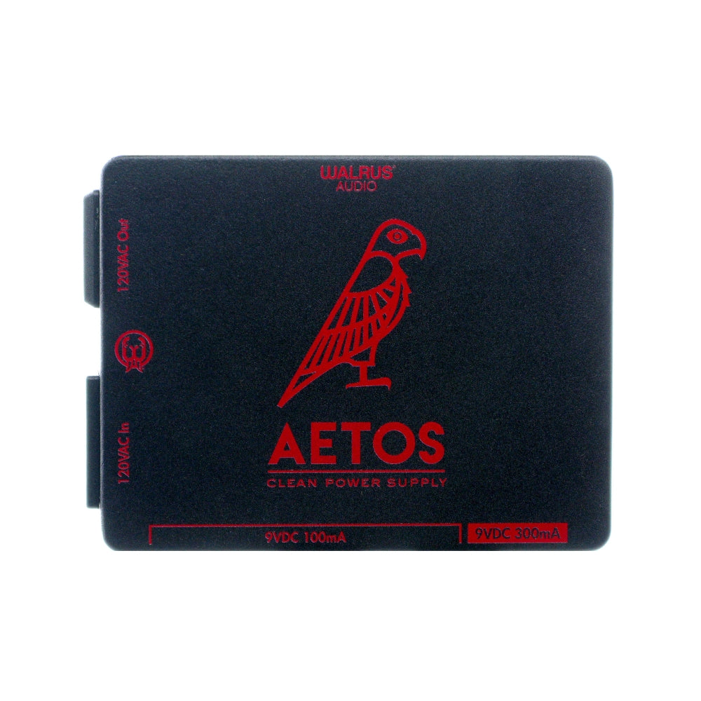 送料無料/即納】 Walrus Audio Aetos 8出力電源 ブラック レッド ギア