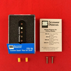 Used Seymour Duncan Stk S6 Custom Stack Plus Black