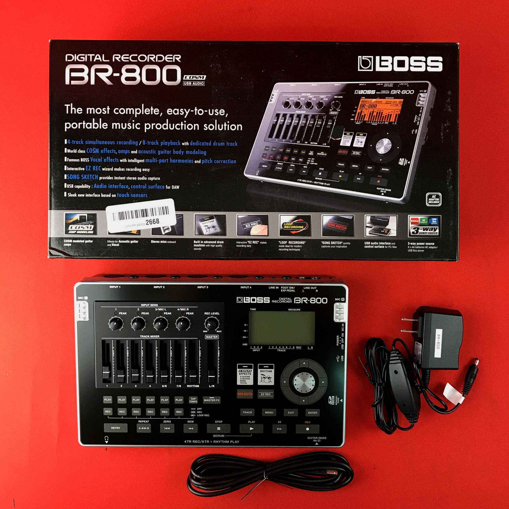 Toeval binnen Pekkadillo USED] Boss BR-800 Portable Digital Recorder | guitar pedals for any genre