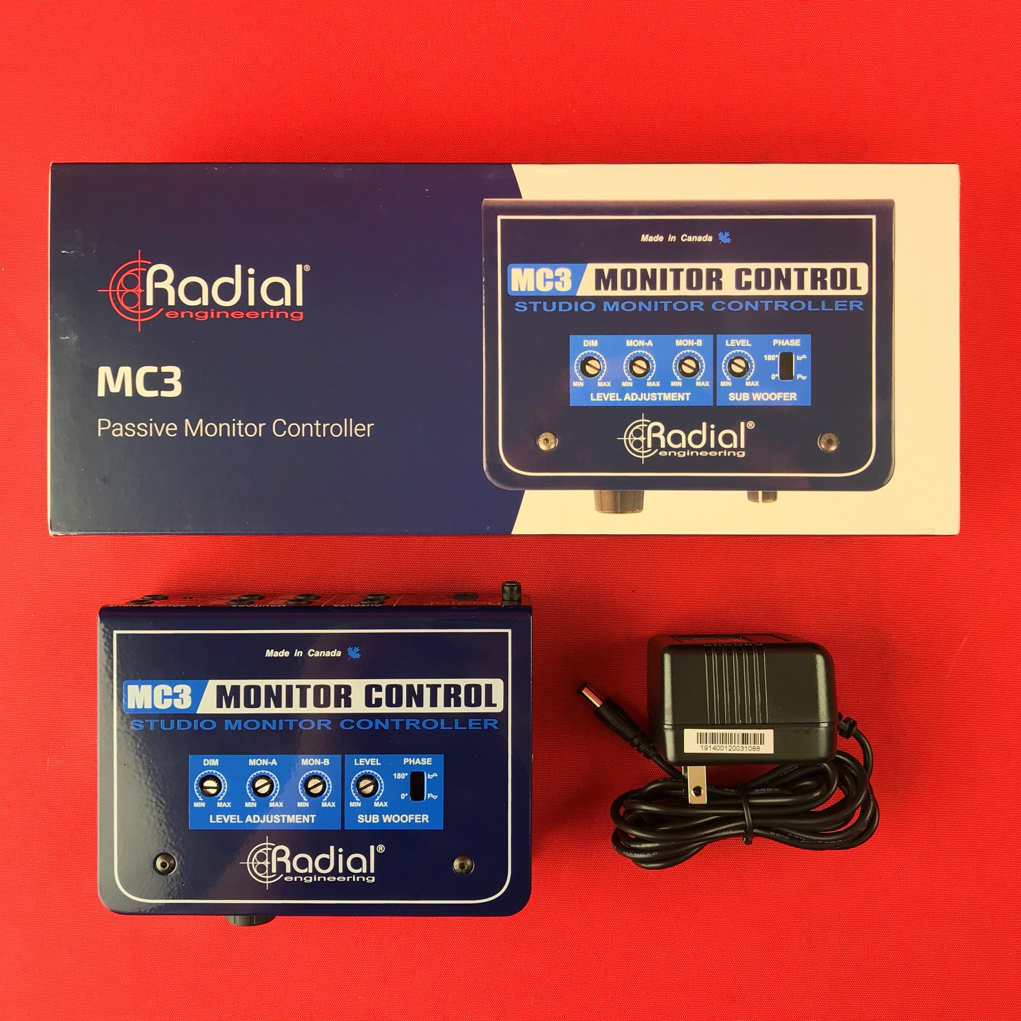 radial mc3 studio monitor controller