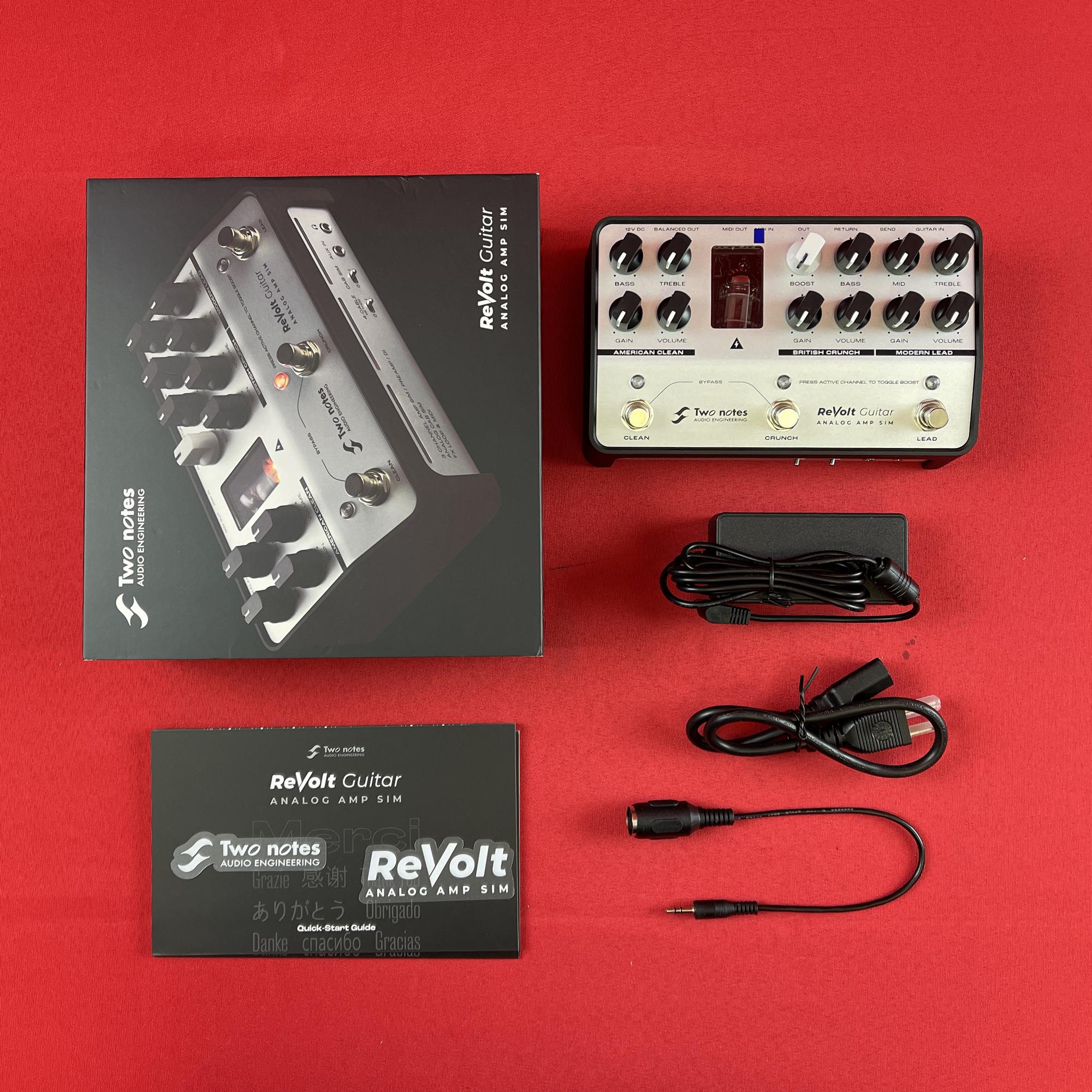 USED] Two Notes ReVolt Guitar Analog 3 Channel Preamp | guitar