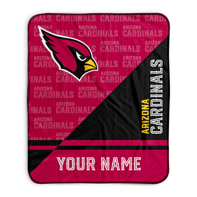 Ball State Cardinals Glow Pixel Fleece Blanket, Personalized