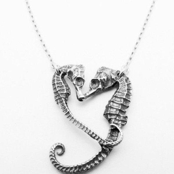 Seahorse Heart Necklace