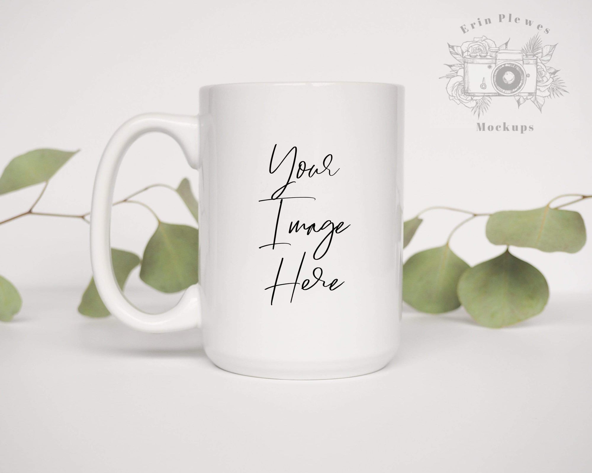 Download Coffee Mug Mockup, 15 oz Mug Mockup for Left Hand Clean Styled Stock P