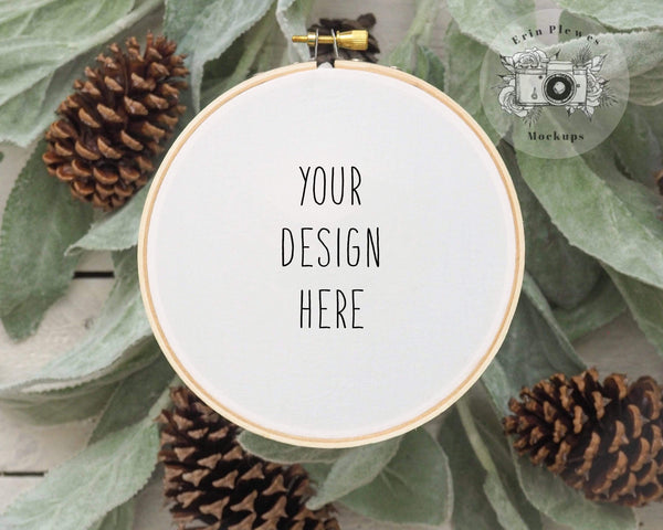 Download Cross Stitch Mockup Christmas Embroidery Hoop Mock Up Sewing Mock Up