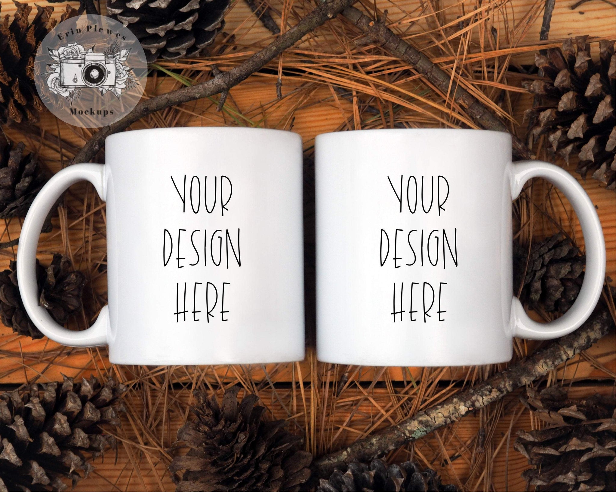 Download Double Mug Mockup 2 Mug Mockup For Fall Styled Stock Photo Christmas