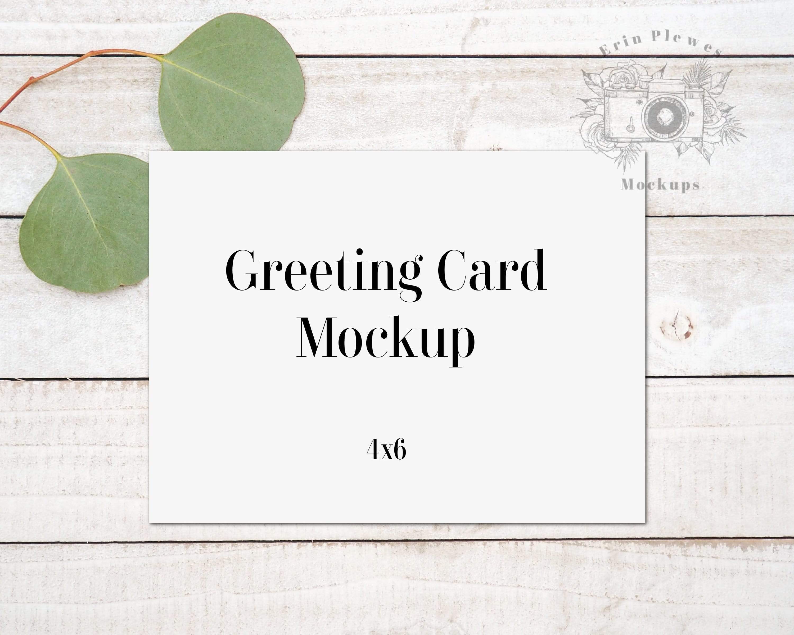 Download 4x6 Greeting Card Mockup 4 X6 Invitation Mock Up On Rustic Wood Sty