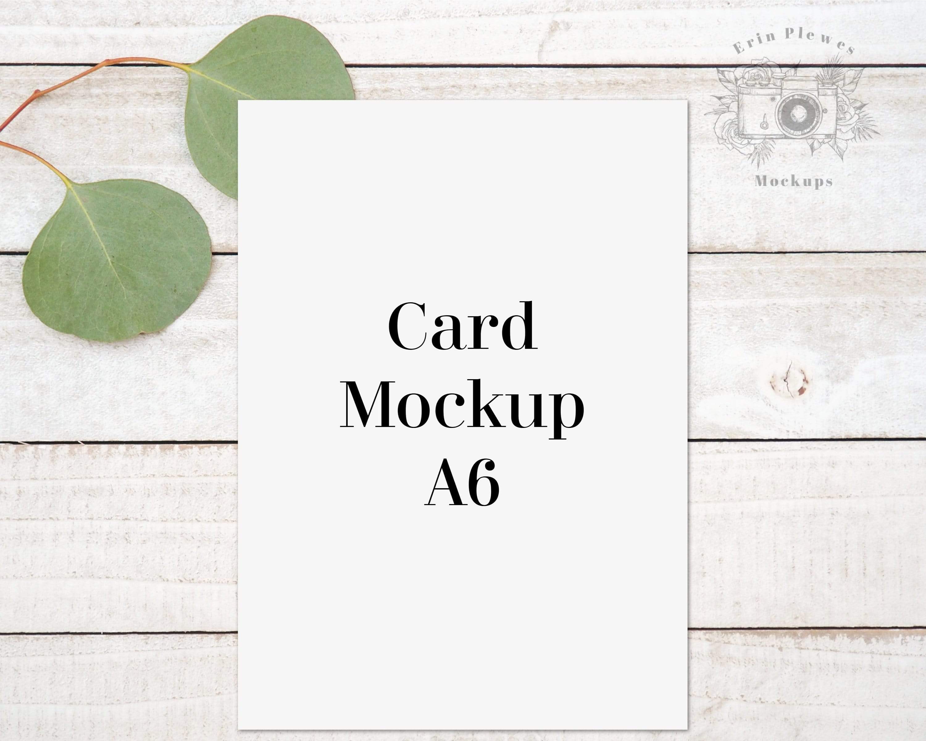 Download A6 Greeting Card Mockup Thank You Card Mock Up For Rustic Wedding And