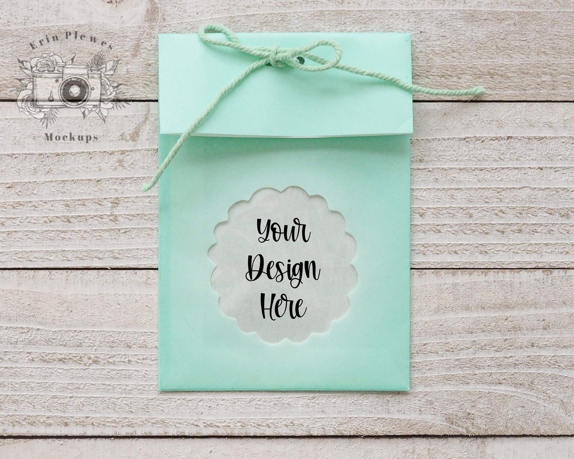 Download Bag Mockup, Green Wedding Favor Mock Up, Candy Bag Mock-up ...