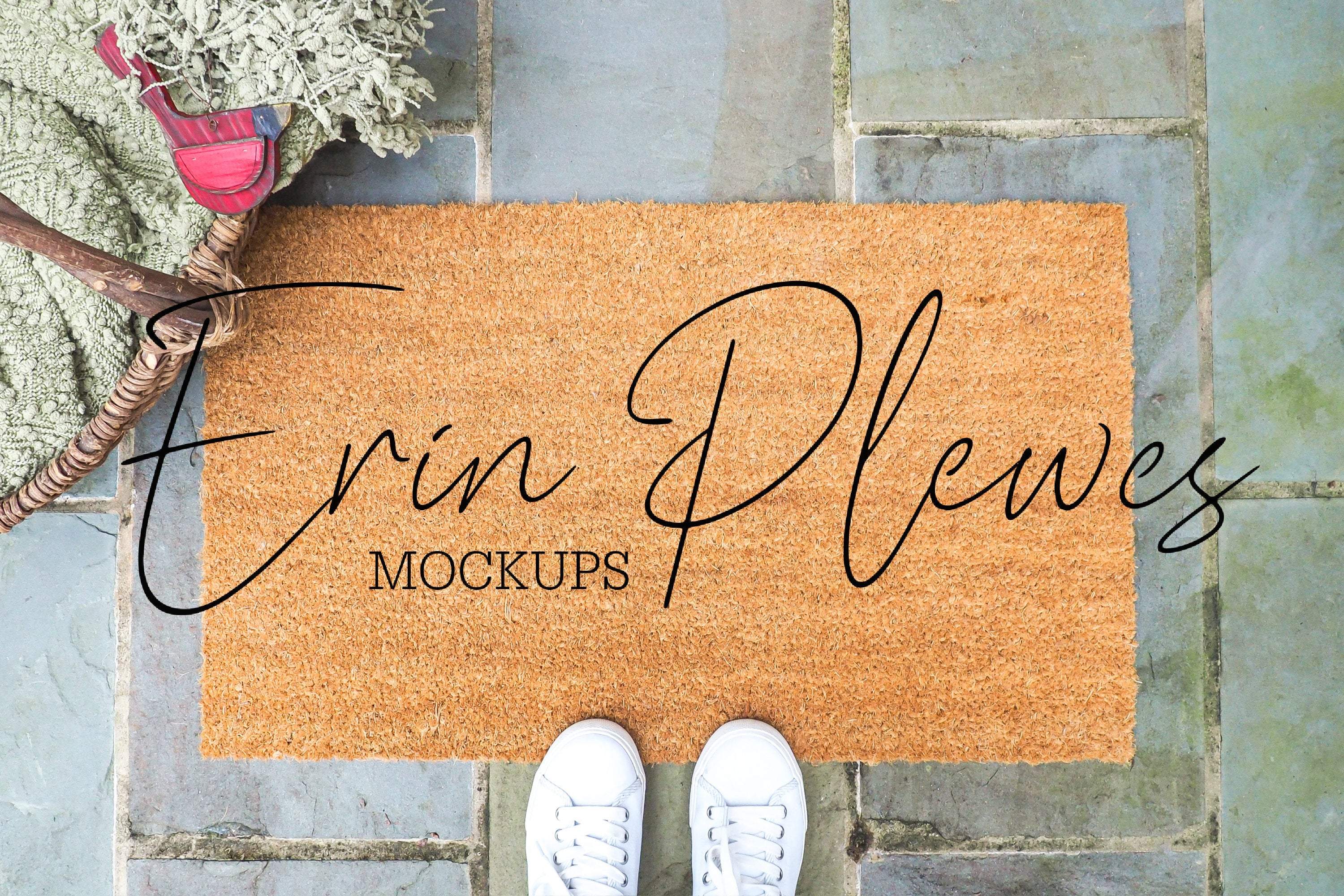 Download Doormat Mockup Coir Door Mat Mock Up Farmhouse Rug Mock Up Outdoor