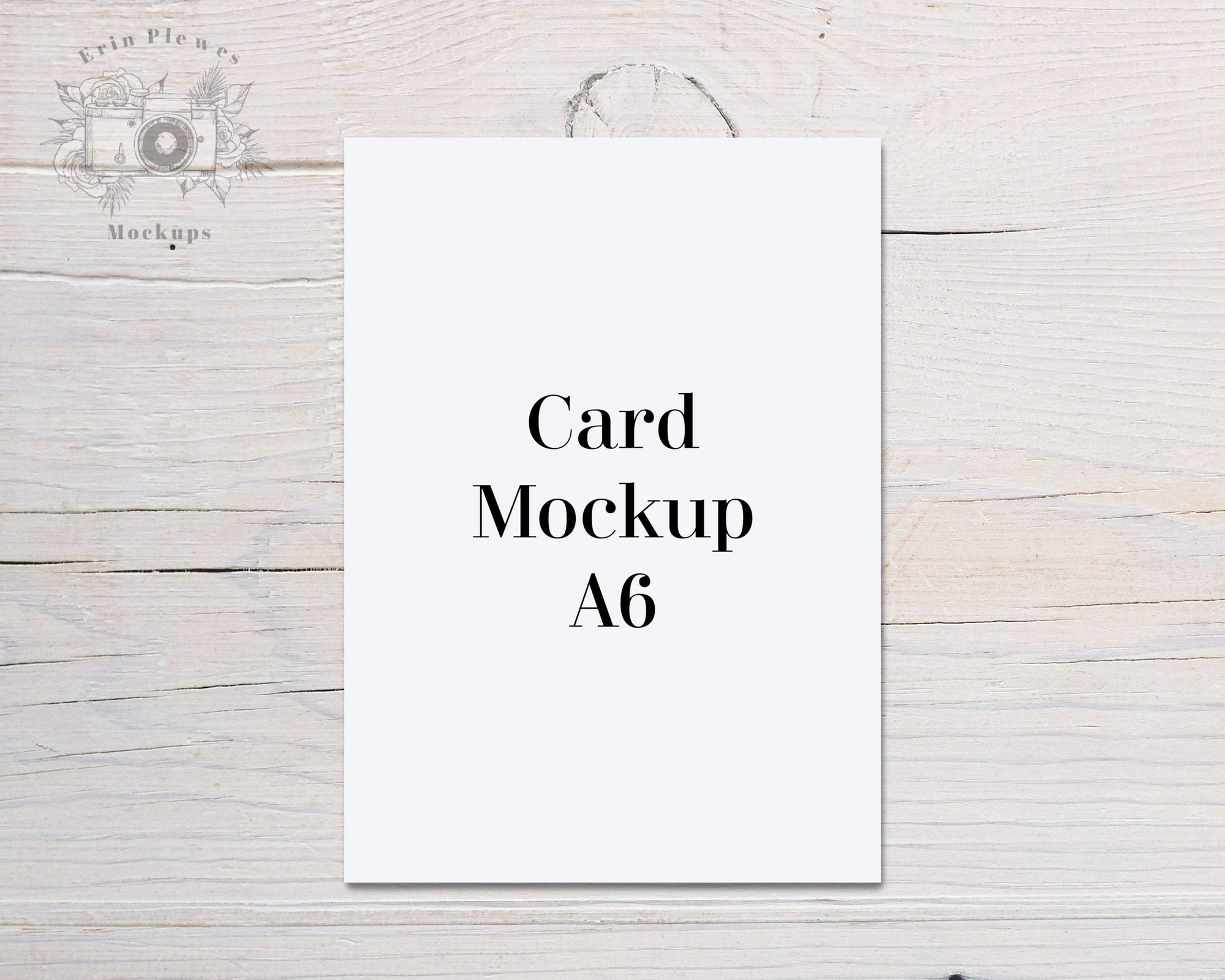 Download Greeting card mockup A6, Card mock-up for rustic wedding ...