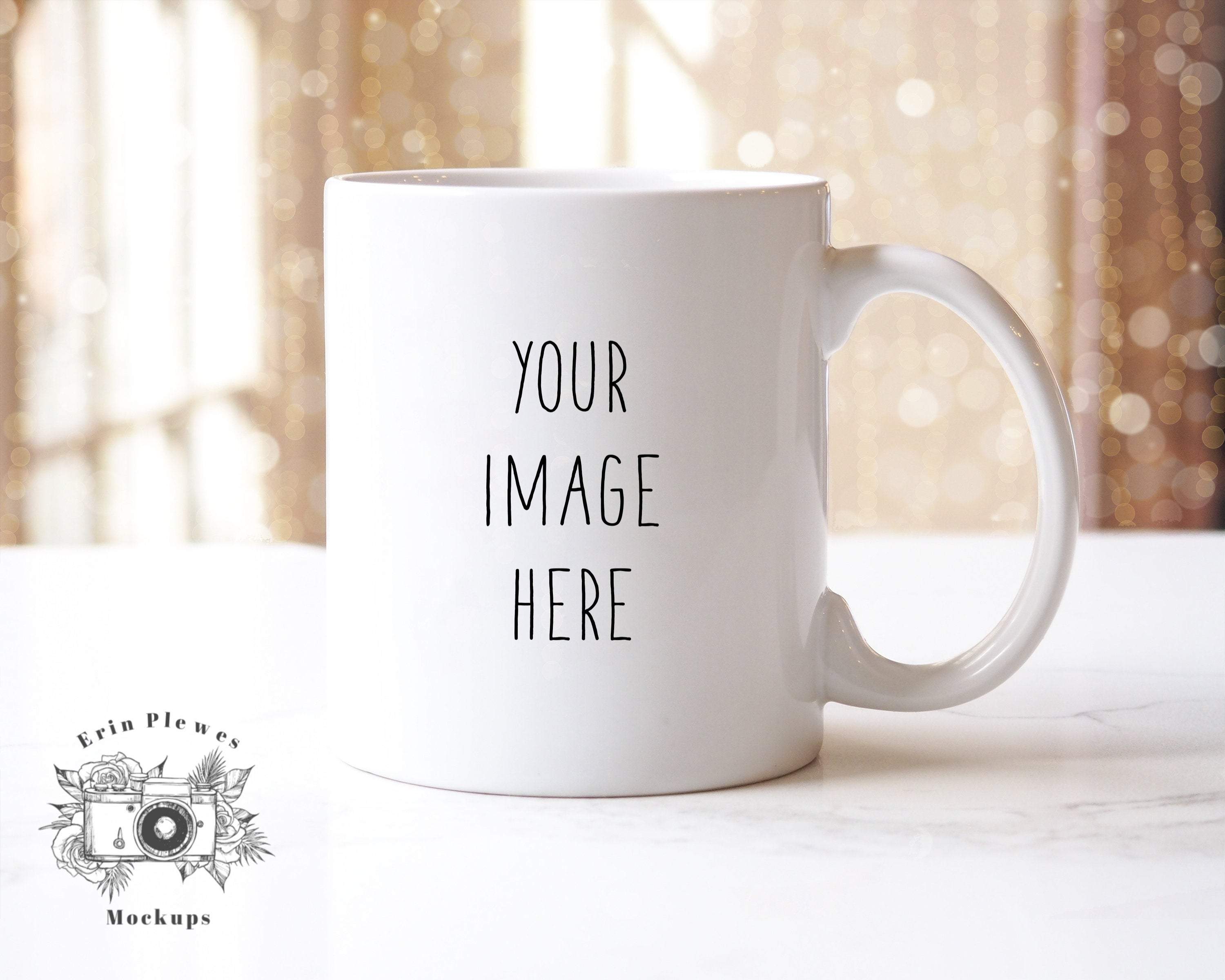 Download Mug Mockup, 11 oz Coffee Mug Mockup for Lifestyle Styled Stock Photo