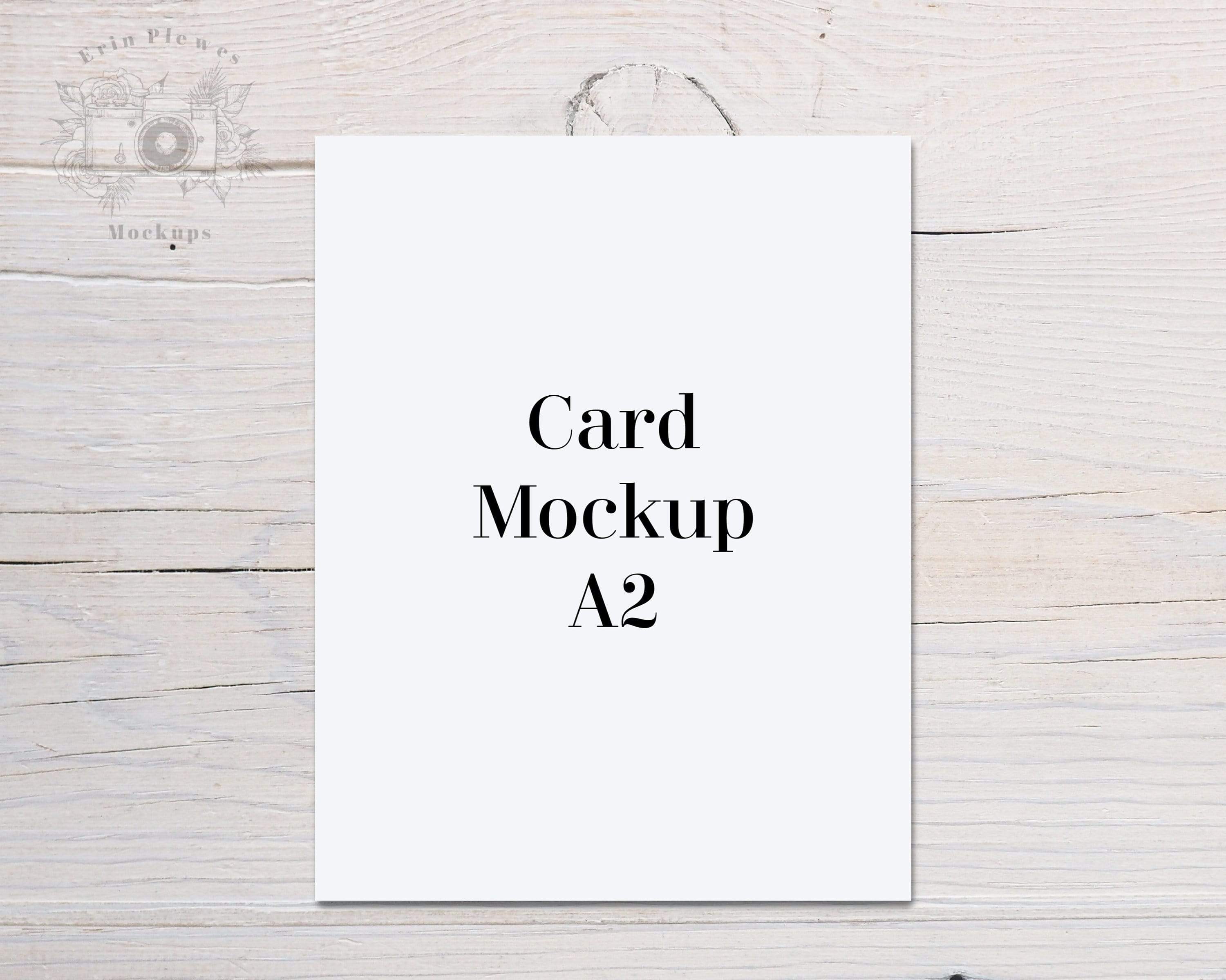 Download Greeting Card Mockup A2, Invitation mockup for rustic ...