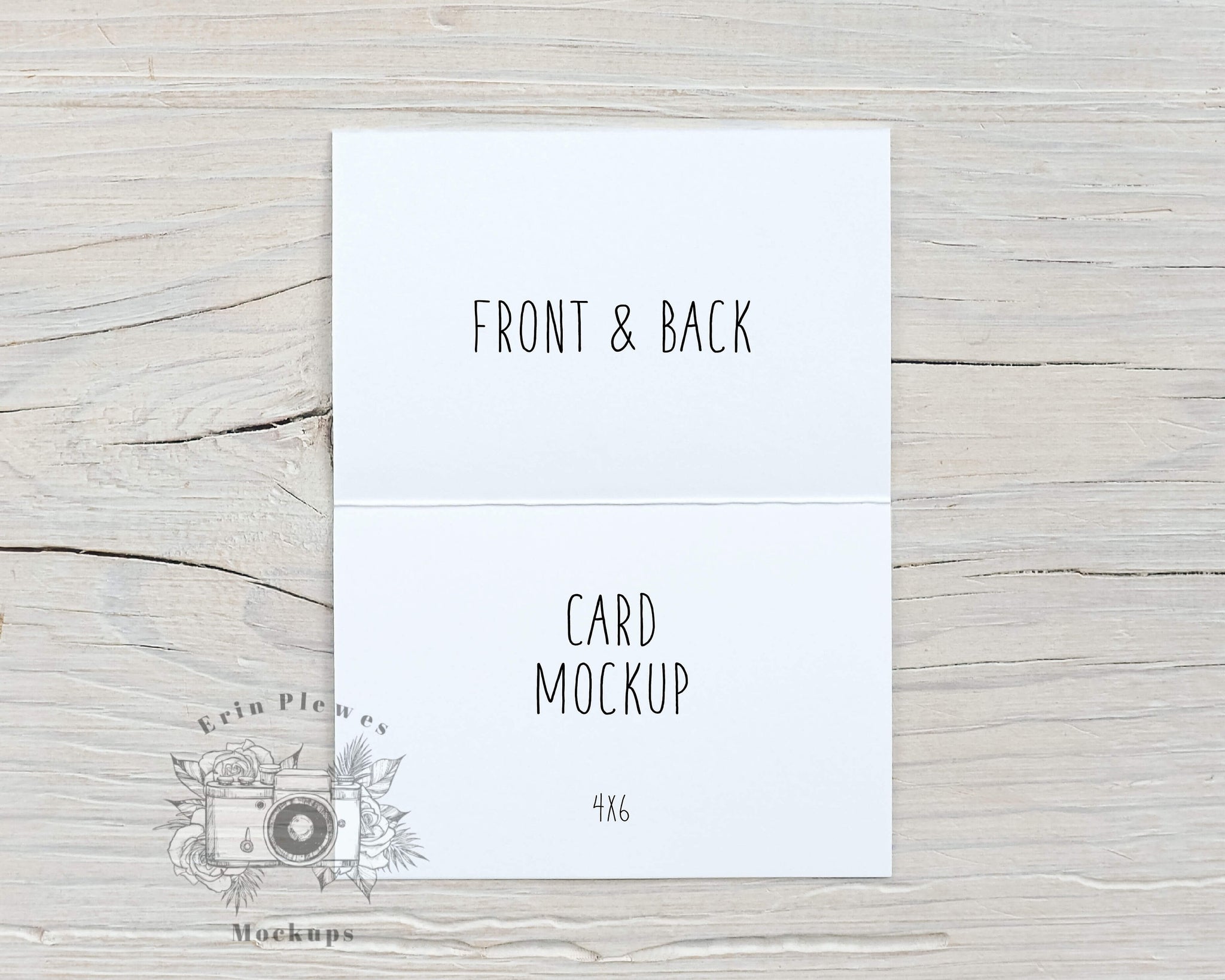 Download Card Mockup Front And Back 4x6 Open Card Mock Up Interior Card Mocku