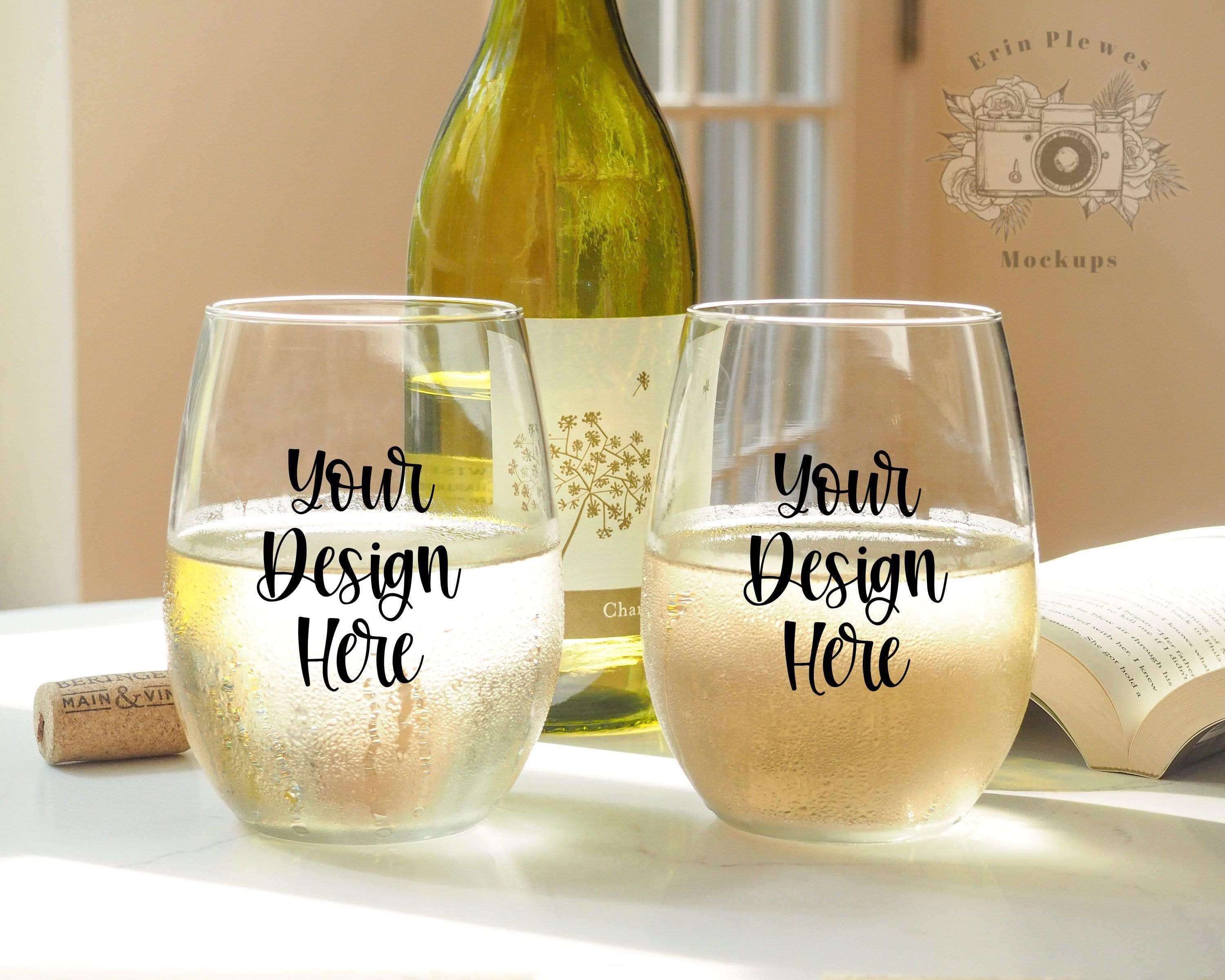 Download Stemless Wine Glass Mockup Wine Glass Mock Up For Lifestyle Stock Pho