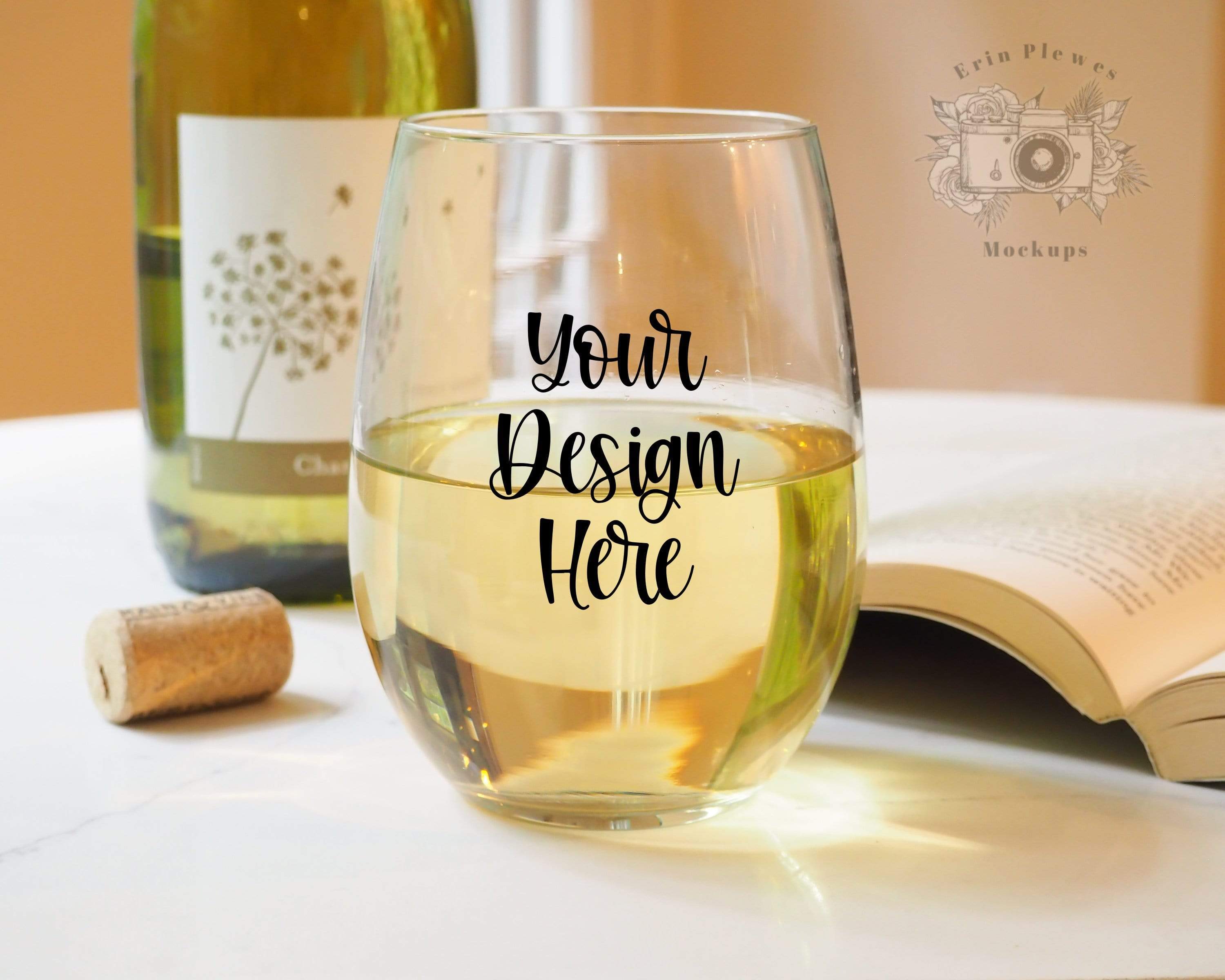 Download Wine Glass Mockup Photo Stemless Glass Mock Up Wine Glass Mock Up Te