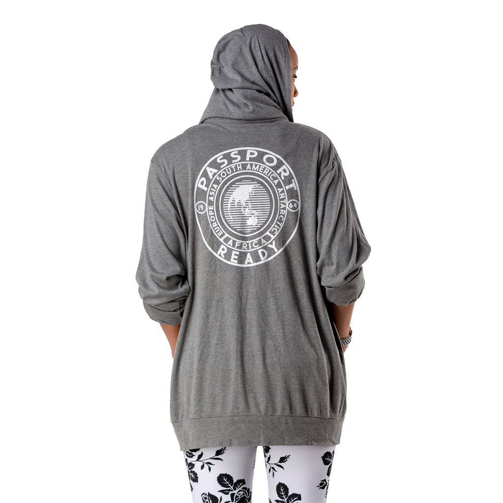 womens lightweight zip hoodie