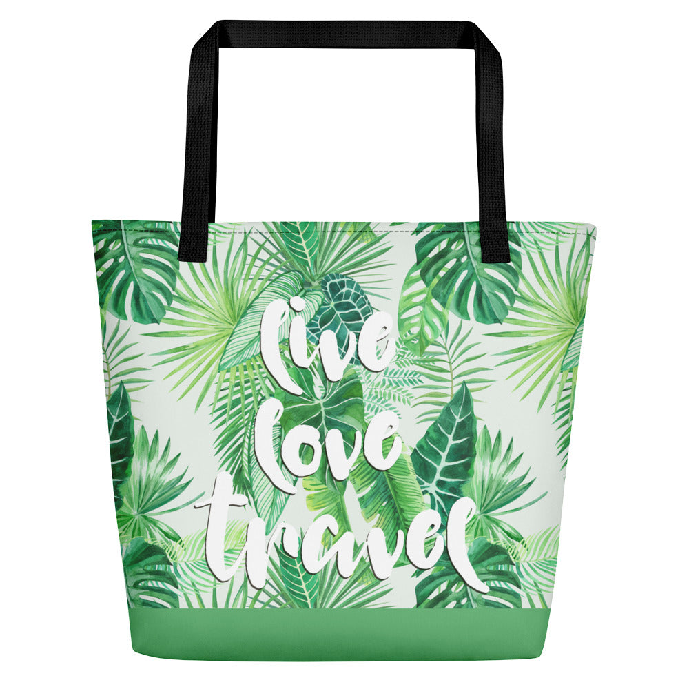 tropical beach bag