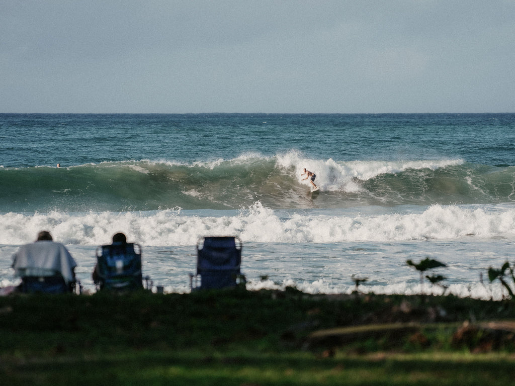 Surfing Hanalei