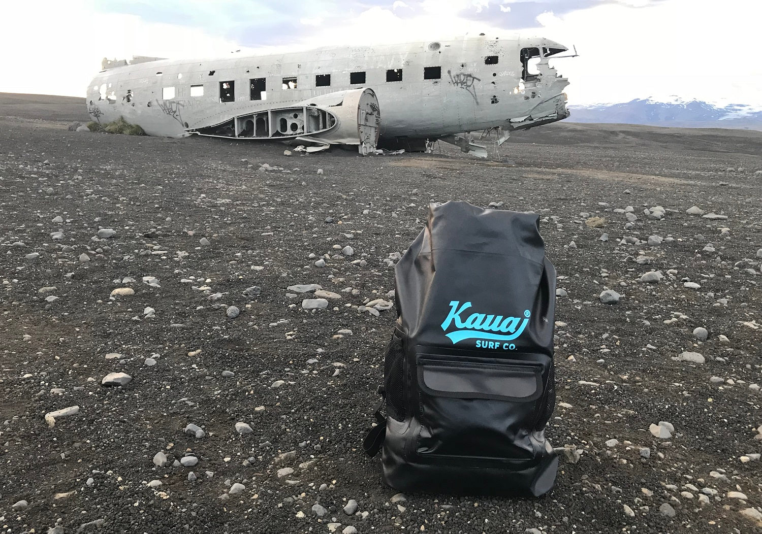 Waterproof Backpack in Iceland