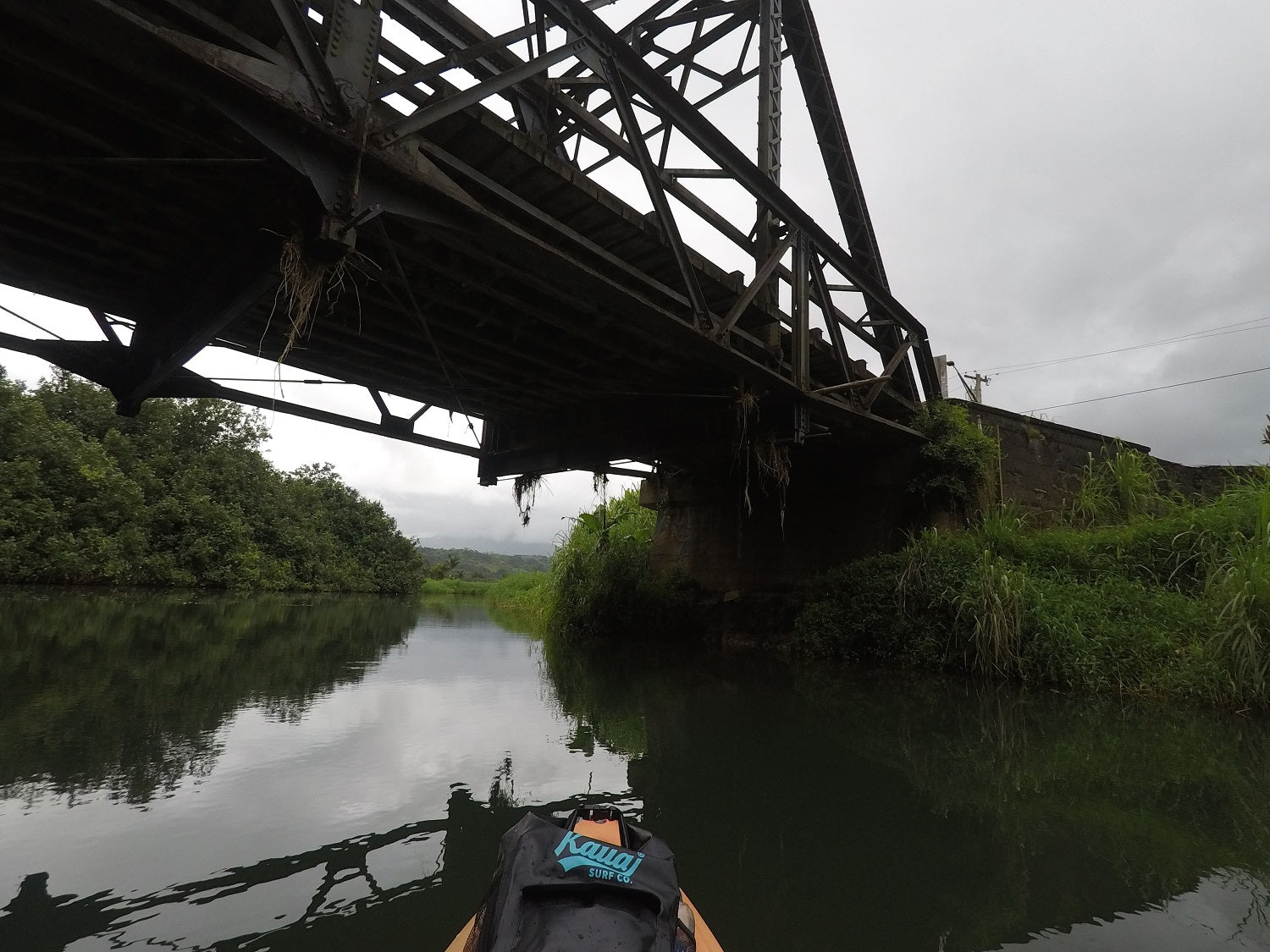 Kayaking Hanalei Bridge