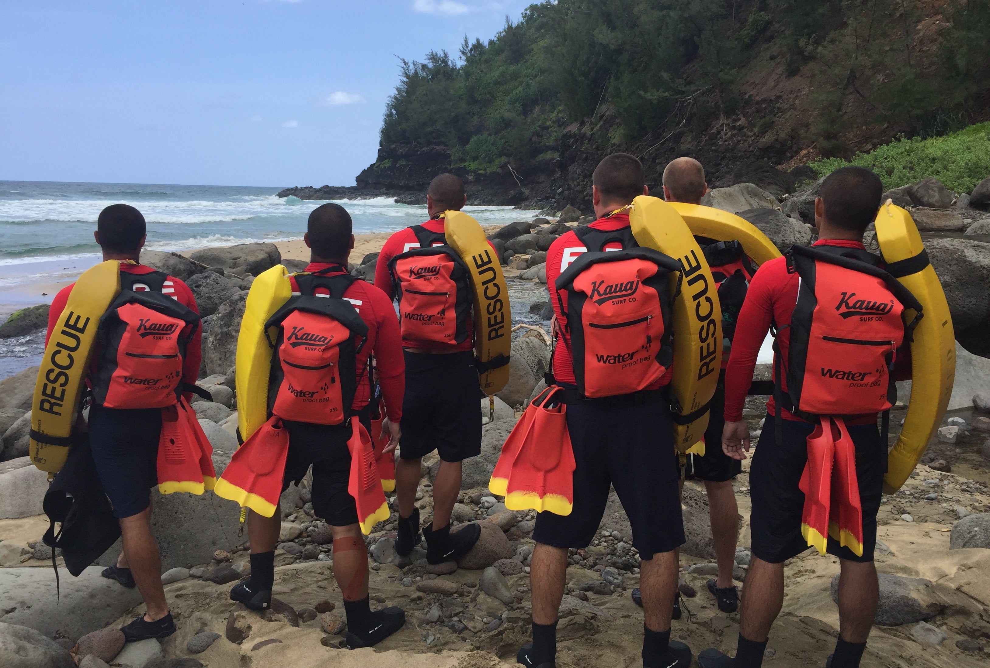 Kauai Fire Department Waterproof Backpacks