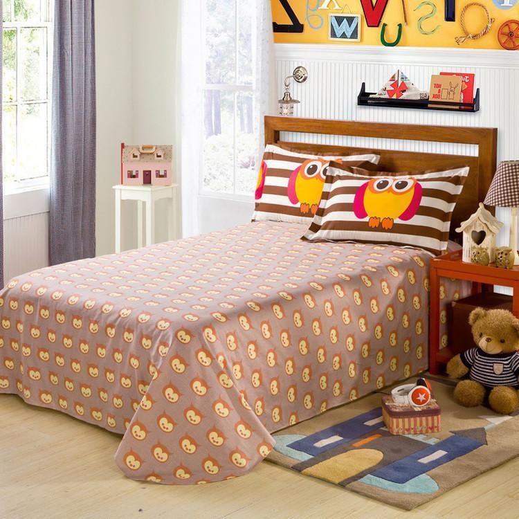 Queen Owl Comforter Cover Full Bedding Queen Size 200x230 Cm