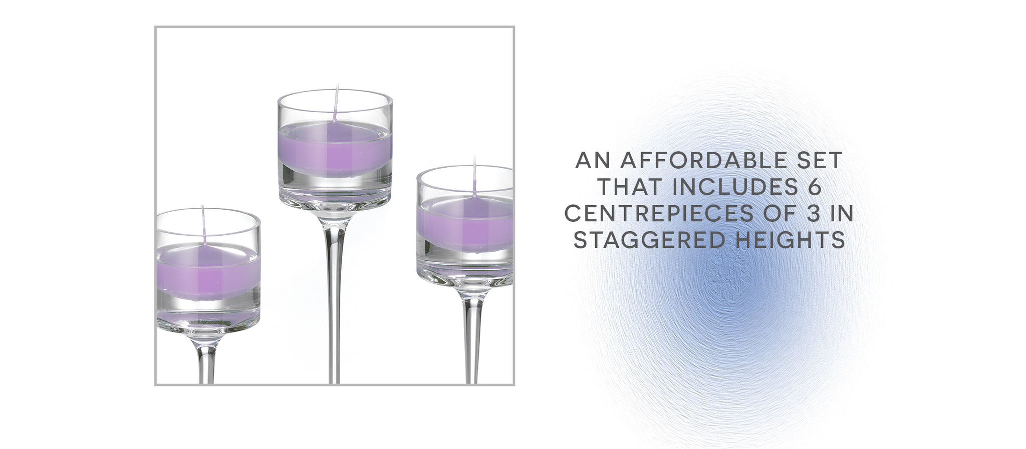 CGA077-LV - 1.5 Floating Candles - Lavender