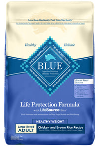 blue buffalo life protection formula natural adult healthy weight dry dog food