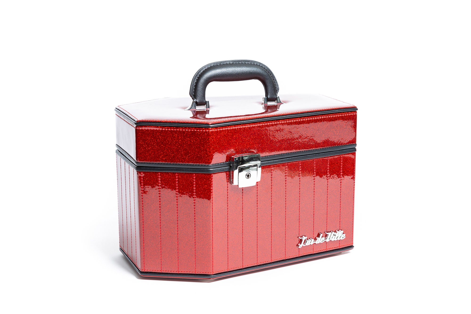 LUX DE VILLE DeVille Coffin Case (Red Rum Sparkle) $150.00 - PicClick