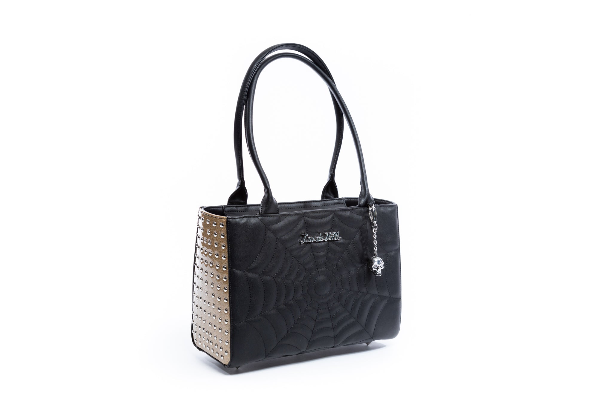 Black Lux Half Tote