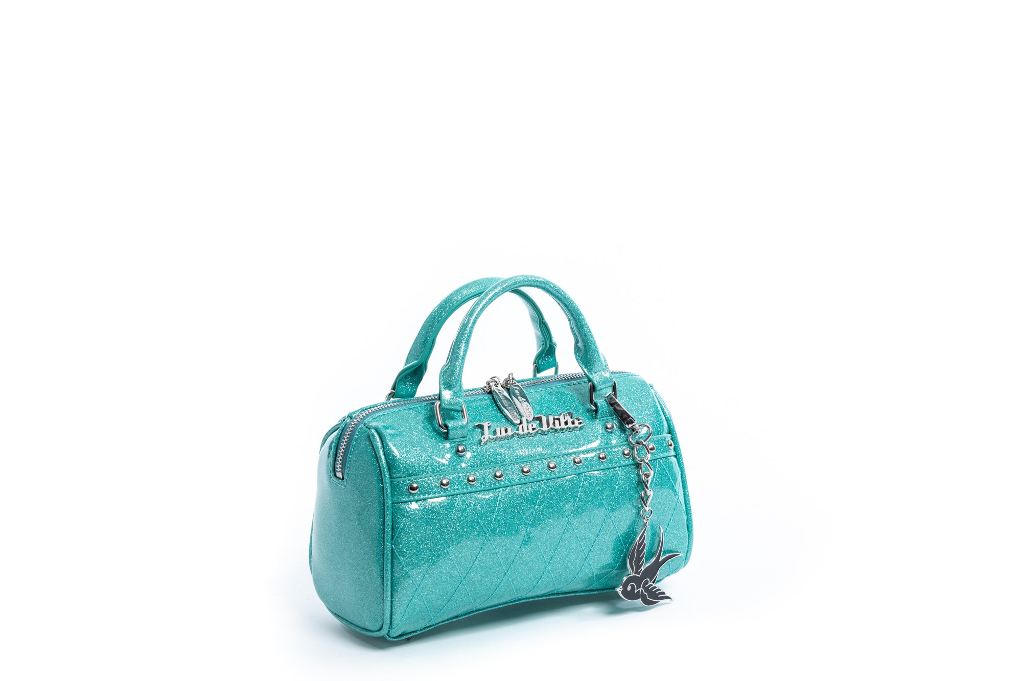 LUX DE VILLE MINI GAMBLER TOTE BLUE